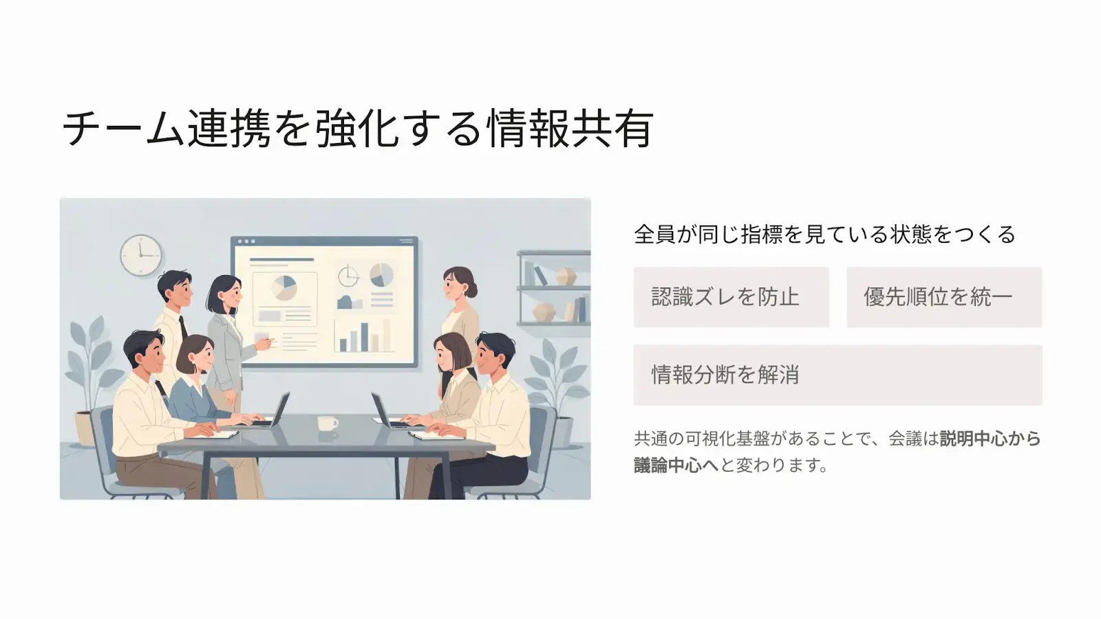 チーム連携を強化する情報共有